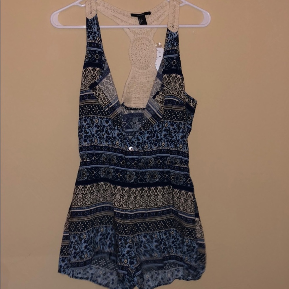 Forever 21 Crochet Romper